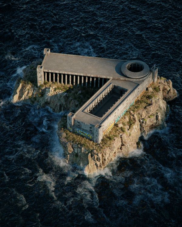 Meme hardware wallet as a an island fortress
