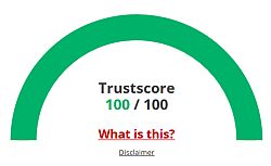 trustscore 100 out of 100 percent